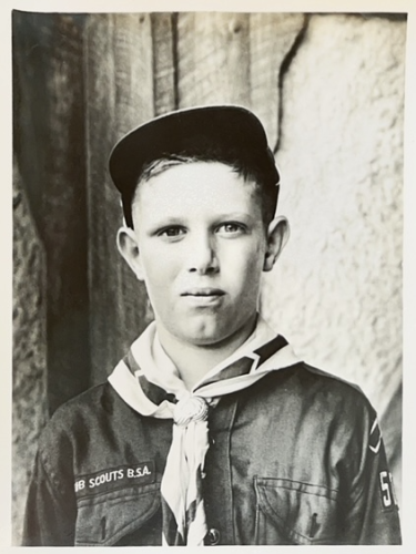 Cub Scouts is serious business! (circa mid to late 1950s).