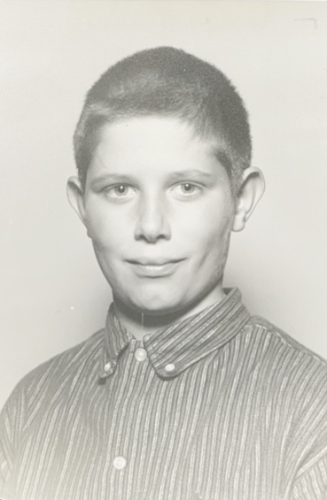 Robert's signature quiet smile (1958).
