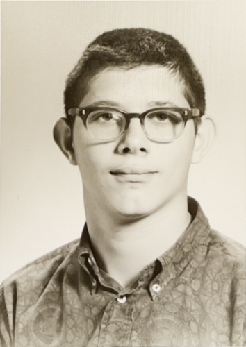 Robert as a young teenager, age 14 — Tuckahoe Junior High, Richmond, Virginia, 1962.