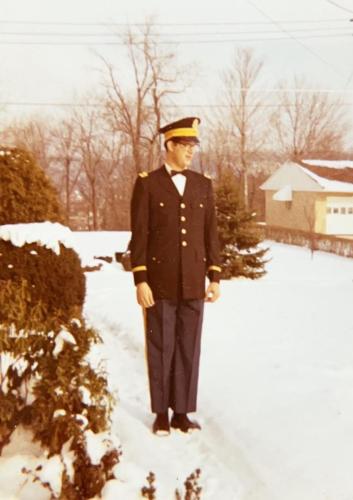Bob at Christmas 1970, Johnstown, Pennsylvania.