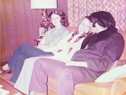 The happy newlyweds — Beckie and Bob, January 1973.