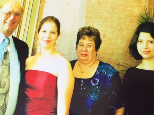 A family photo dressed up to attend extended family member's wedding in Columbus, Georgia, July 1, 2000.